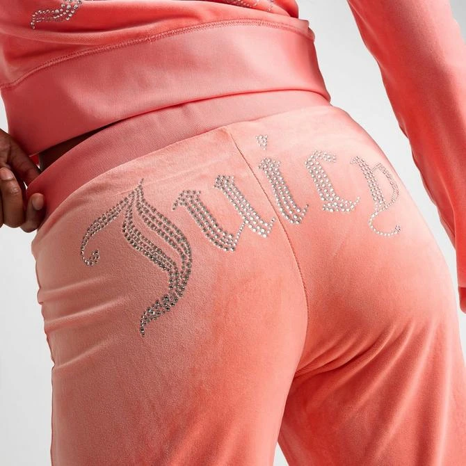 Women's Juicy Couture OG Big Bling Velour Track Pants 商品