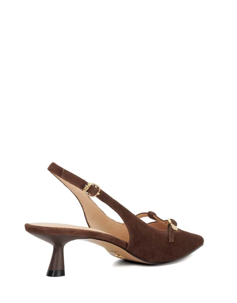 商品DUNE London|Dune London Deserving slingback heels in brown,价格¥823,第2张图片详细描述