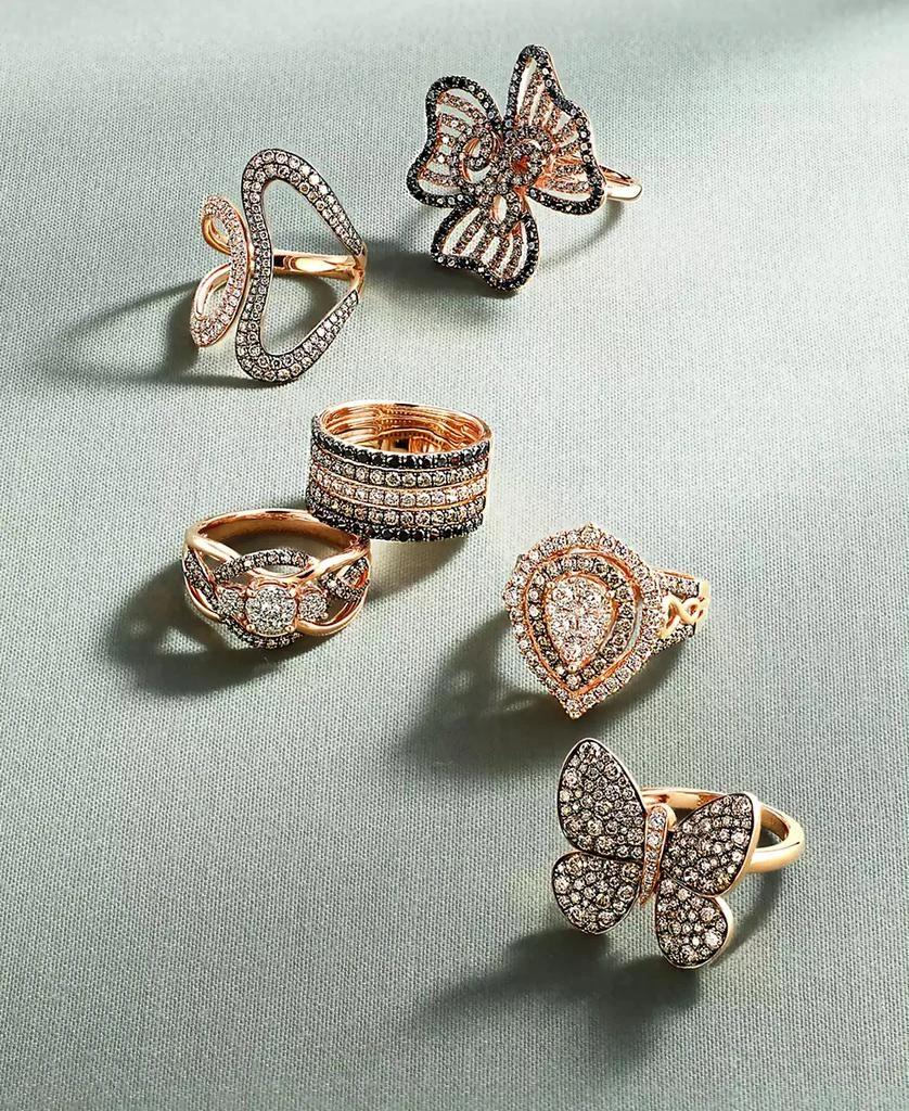 Chocolatier Diamond Ring (3/8 ct. t.w.) 	in 14k Rose Gold (Also Available in Two-Tone White & Yellow Gold or White Gold) 商品