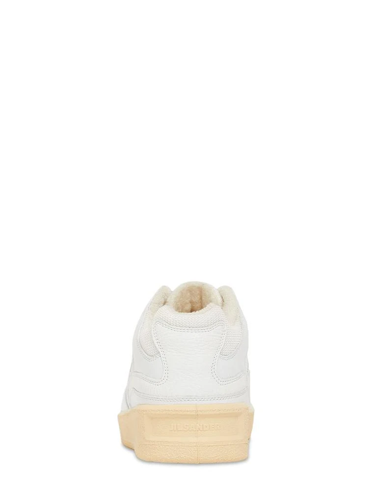 商品Jil Sander|30mm Basket Leather & Mesh Sneakers,价格¥2398,第4张图片详细描述