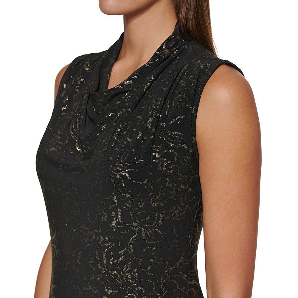 商品Tommy Hilfiger|Women's Floral-Foil-Print Jersey Dress,价格¥805,第6张图片详细描述