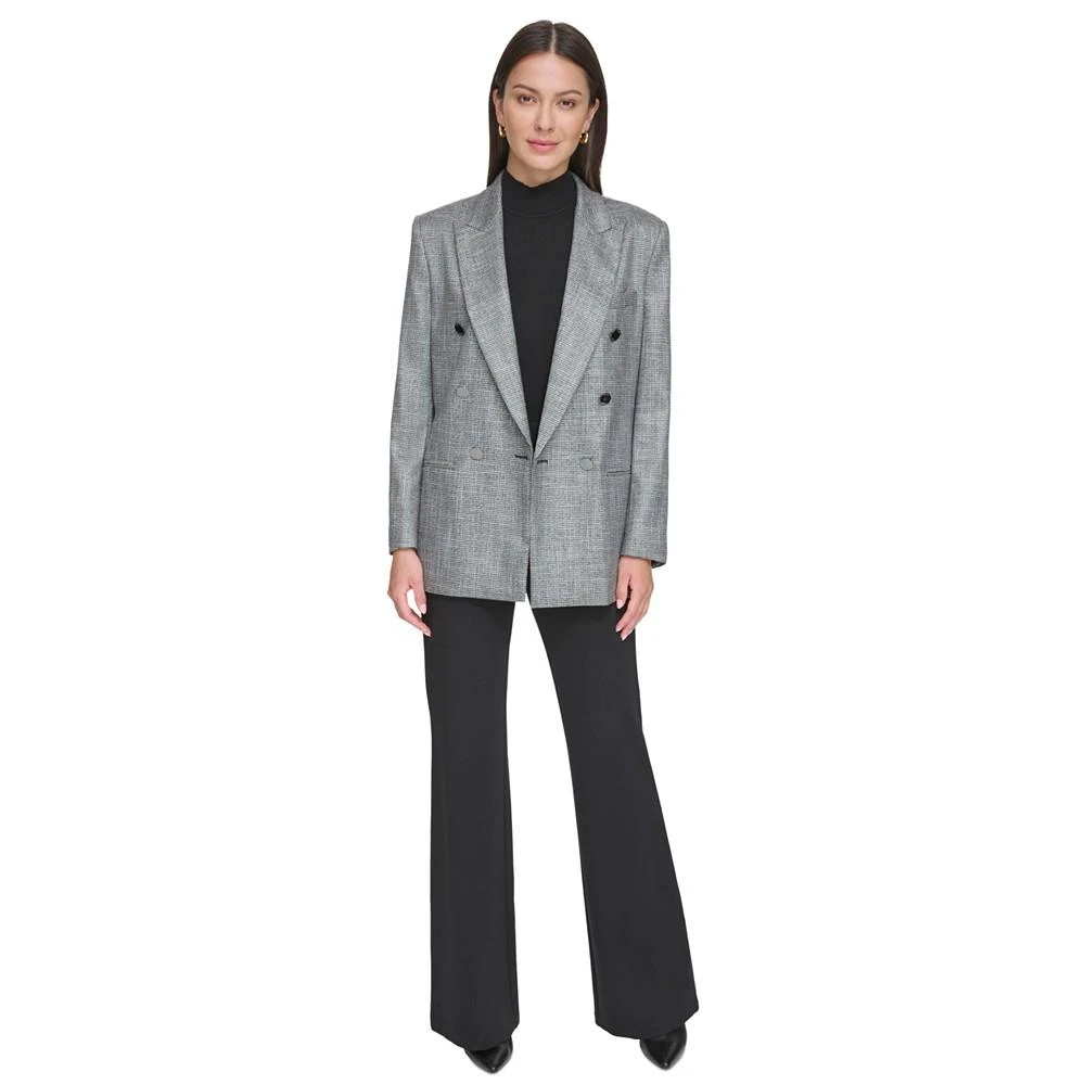 商品DKNY|Women's Peak-Lapel Double-Breasted Blazer,价格¥469,第5张图片详细描述