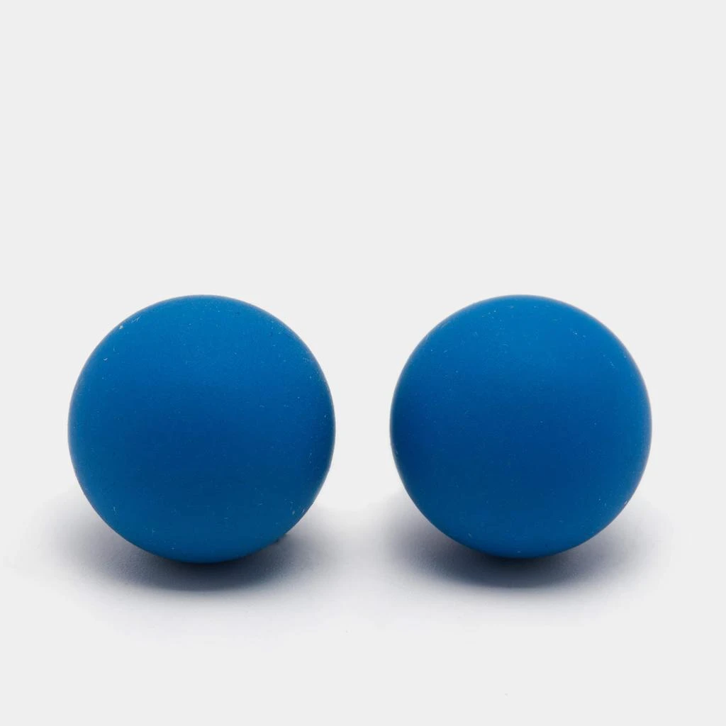 商品[二手商品] Dior|Dior Tribale Mise en Dior Matte Blue Gold Tone Stud Earrings,价格¥1129,第3张图片详细描述