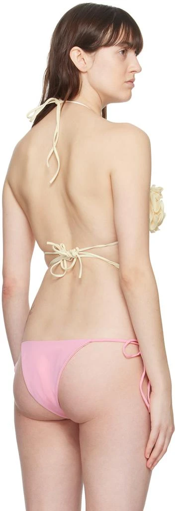 商品Magda Butrym|Off-White Floral Bikini Top,价格¥1617,第3张图片详细描述