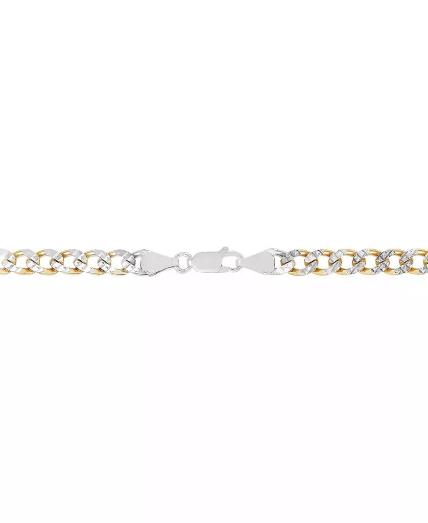 Two-Tone Curb Link 22" Chain Necklace in Sterling Silver & 14k Gold-Plate 商品