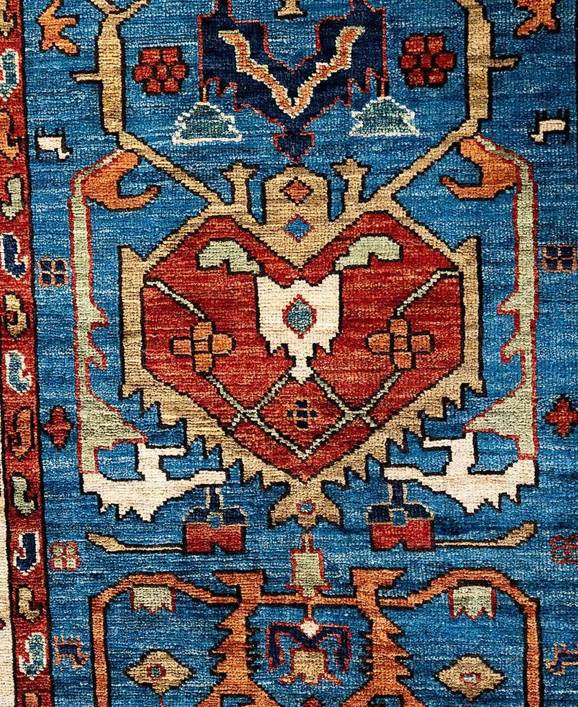 商品ADORN HAND WOVEN RUGS|Serapi M1999 2'9"x8'2" Runner Area Rug,价格¥7398,第4张图片详细描述