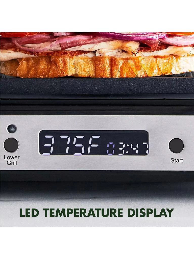 商品Greenpan|Bistro Ceramic Non-Stick Grill & Griddle,价格¥1349,第5张图片详细描述