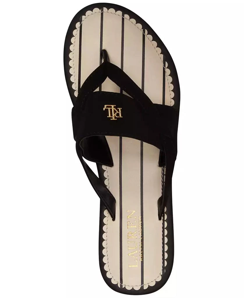 商品Ralph Lauren|Women's Rosalind Thong Sandals,价格¥470,第4张图片详细描述