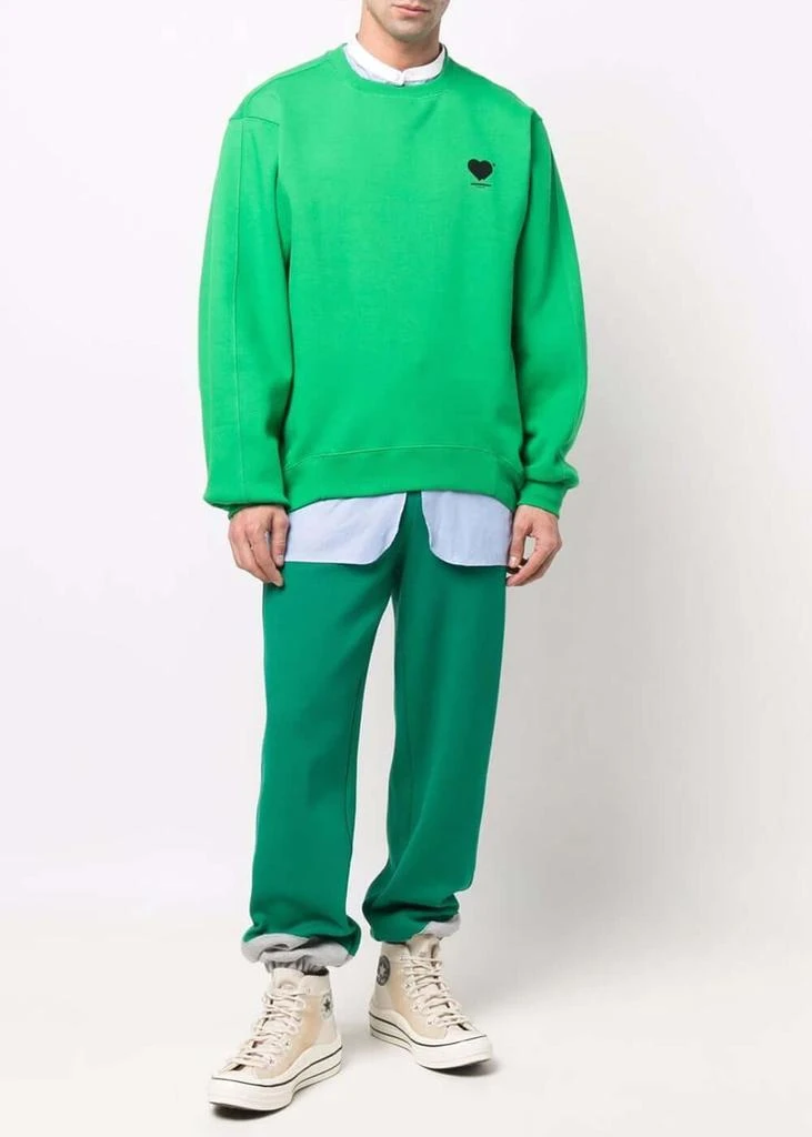 商品ADER error|ADER error Green Twin Heart Logo Sweatshirt,价格¥1371,第5张图片详细描述