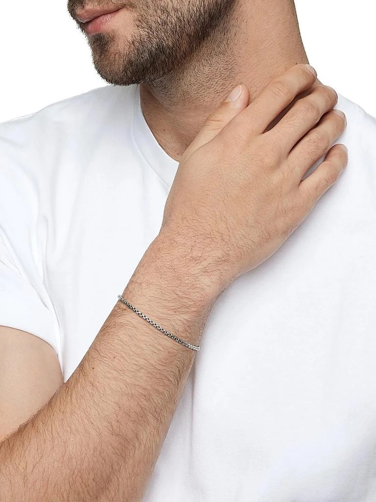 Box Chain Bracelet in Sterling Silver, 2.7MM 商品