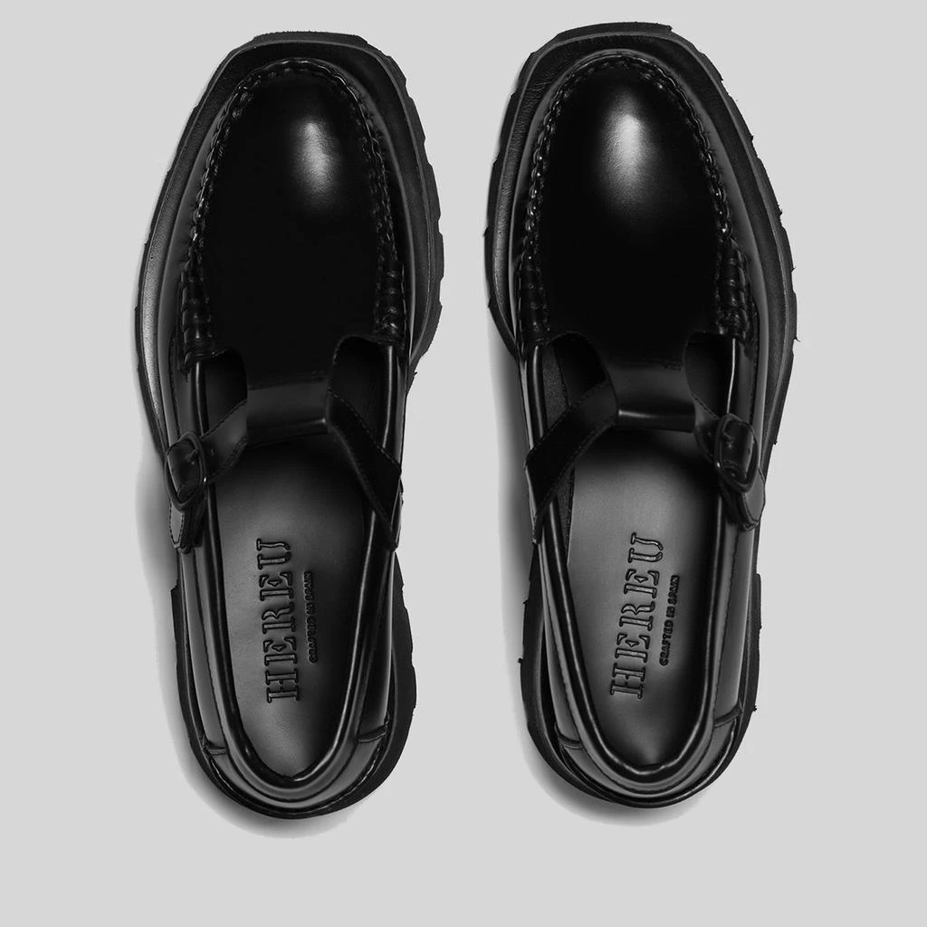 商品Hereu|Hereu Women's Alber Sport Leather Flats - Black,价格¥3574,第2张图片详细描述