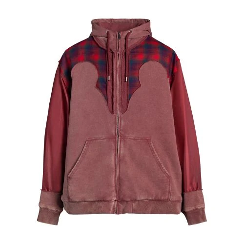 商品MAISON MARGIELA|【预售】 男士 卫衣 Pendleton 抵肩连帽衫  MMM4GM86RED,价格¥15775,第1张图片