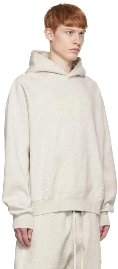 Fear of God ESSENTIALS Off-White Cotton Hoodie 2