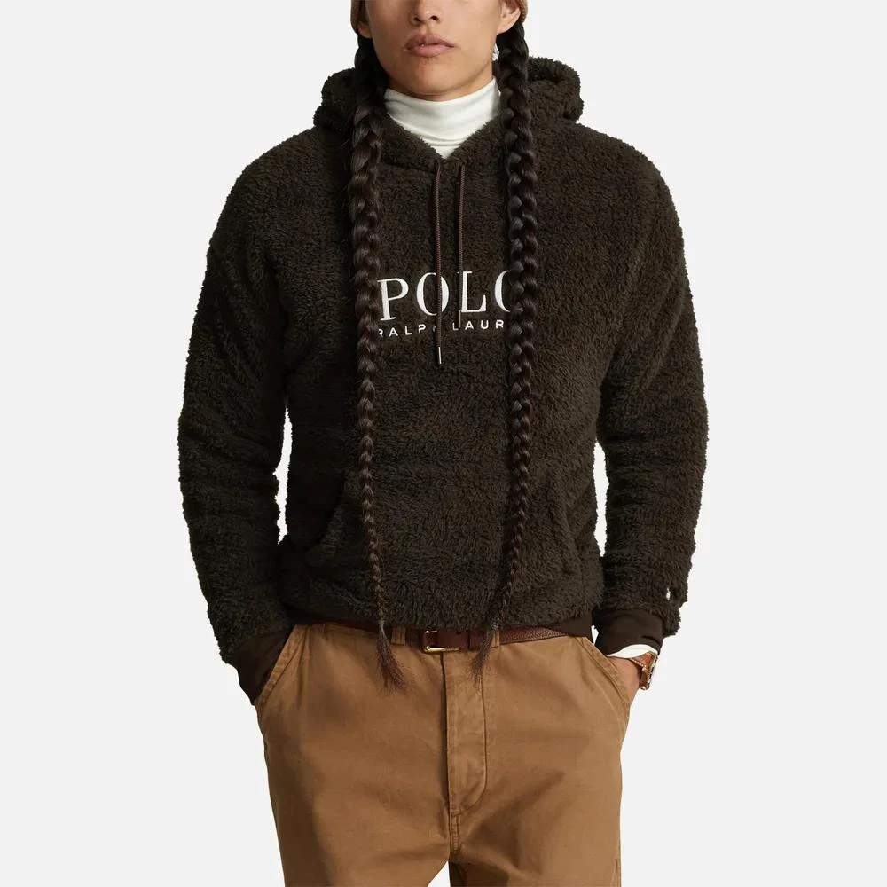 商品Ralph Lauren|Polo Ralph Lauren Men's Hi-Pile Logo Hoodie,价格¥2203,第1张图片