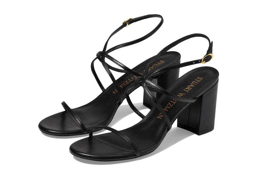 商品Stuart Weitzman|Barelythere 75 Block Sandal,价格¥1404,第1张图片