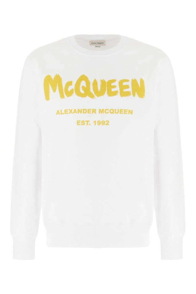 商品Alexander McQueen|Alexander McQueen Logo Printed Crewneck Sweatshirt,价格¥3371,第1张图片