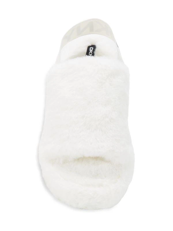 Zeynep Faux Fur Slingback Flat Slippers 商品