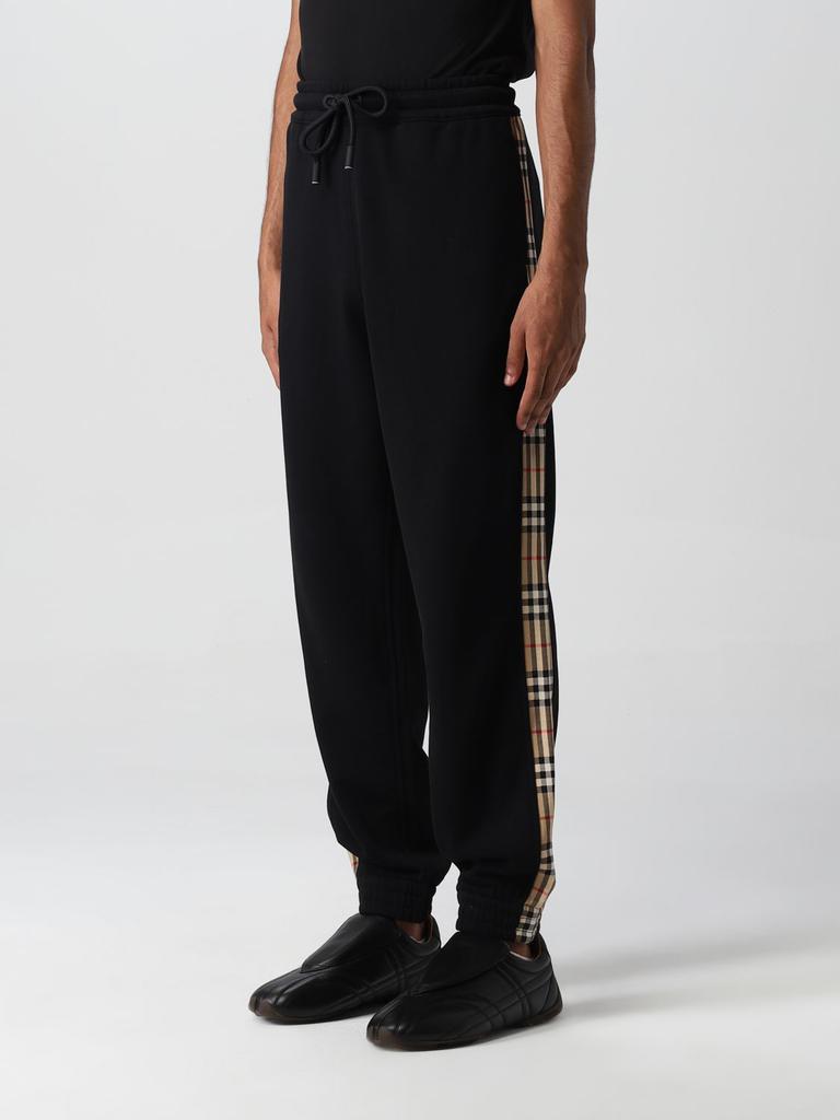Burberry jogging trousers with check bands商品第4张图片规格展示