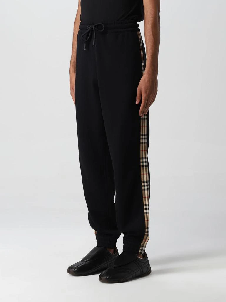 商品Burberry|Burberry jogging trousers with check bands,价格¥2972,第4张图片详细描述