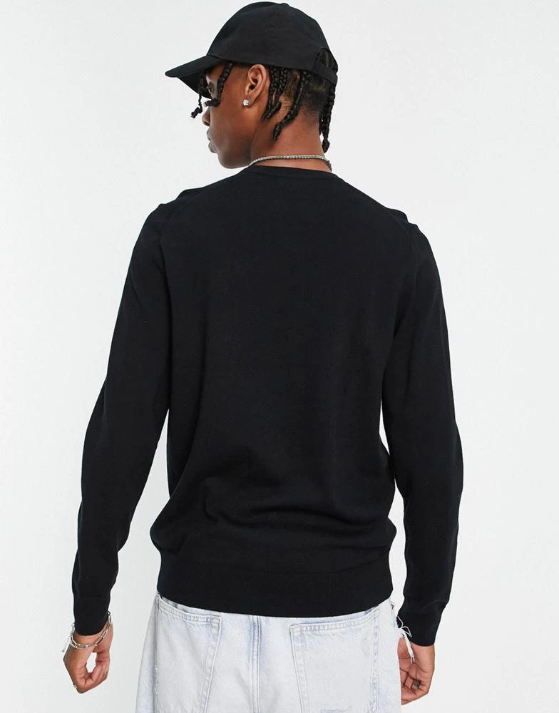 商品Fred Perry|Fred Perry crew neck jumper in black,价格¥546,第3张图片详细描述