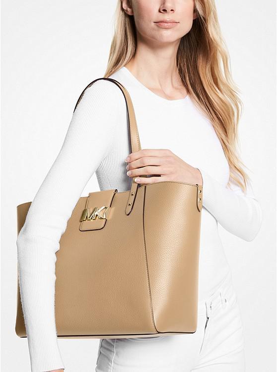 商品Michael Kors|Karlie Large Pebbled Leather Tote Bag,价格¥1168,第5张图片详细描述