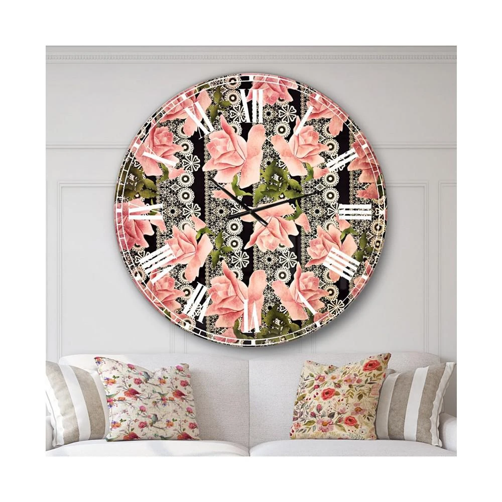 商品Designart|Digital Art Oversized Round Metal Wall Clock - 36 x 36,价格¥1734,第2张图片详细描述