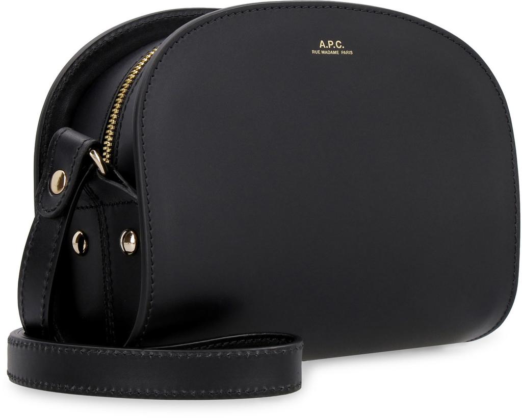 A.P.C. Mini Demi-lune Leather Crossbody Bag商品第3张图片规格展示