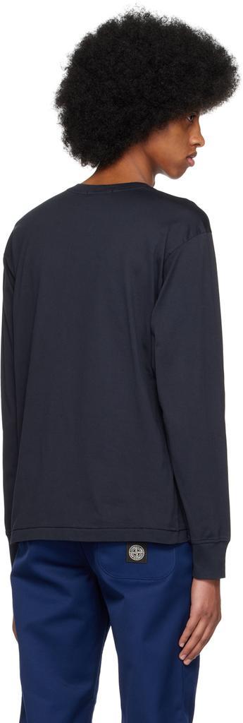 商品Stone Island|Navy Patch Long Sleeve T-Shirt,价格¥1084,第5张图片详细描述