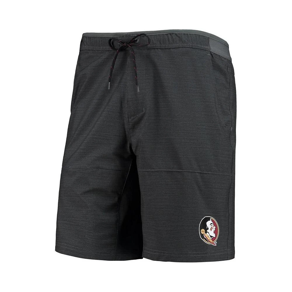 商品Columbia|Men's Heathered Charcoal Florida State Seminoles Twisted Creek Omni-Shield Shorts,价格¥441,第2张图片详细描述