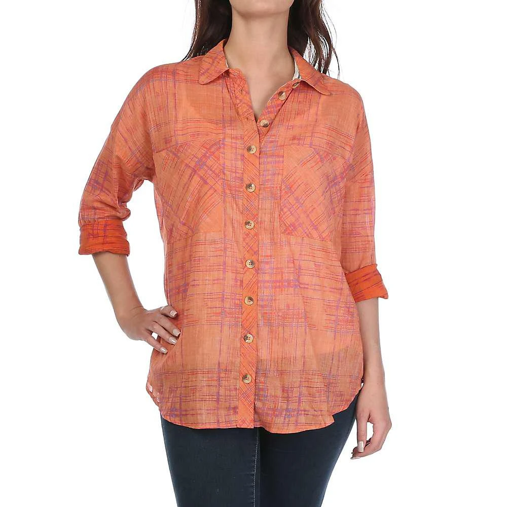 商品Free People|Free People Women's Shore Vibes Buttondown Top,价格¥368,第1张图片