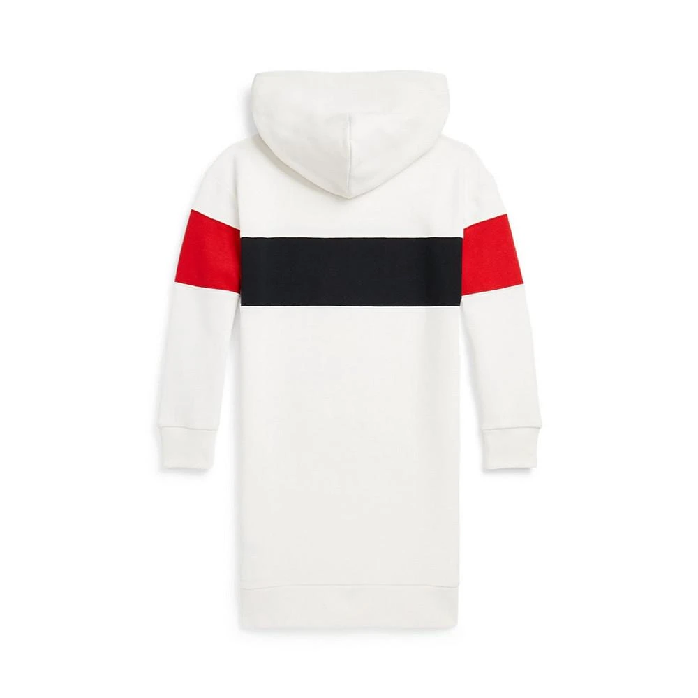 商品Ralph Lauren|Big Girls Polo Bear Fleece Hoodie Dress,价格¥422,第2张图片详细描述