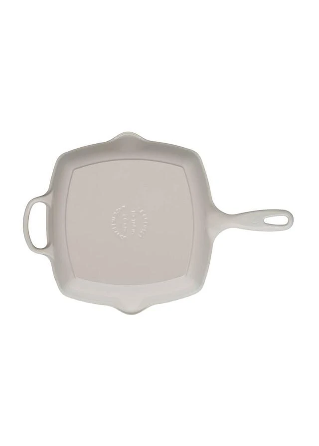 商品Le Creuset|Signature cast iron square grillit 26cm meringue,价格¥1528,第2张图片详细描述