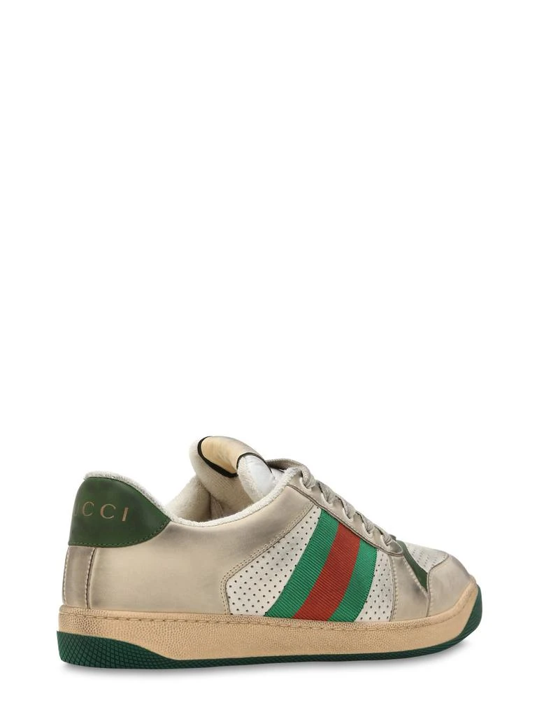 商品Gucci|20mm Screener Vintage Leather Sneakers,价格¥7418,第3张图片详细描述