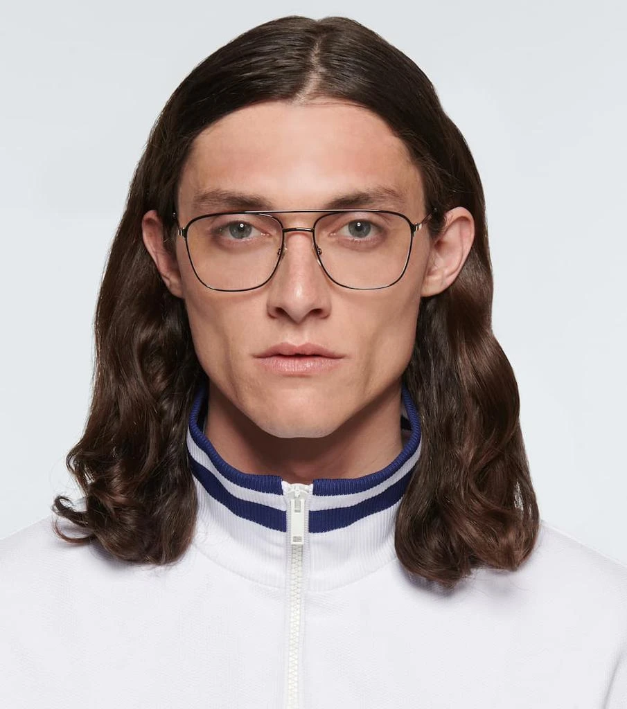 商品Gucci|Navigator镜框眼镜,价格¥3647,第2张图片详细描述