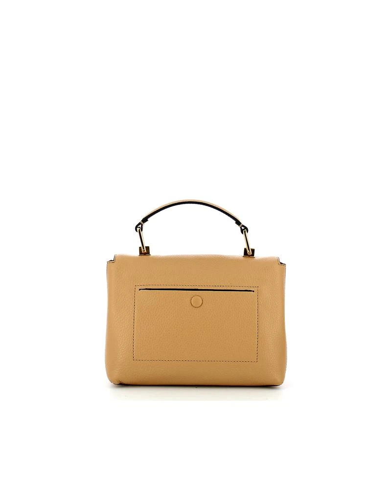 商品Coccinelle|Light Brown Grainy Leather Liya Crossbody Bag,价格¥918,第3张图片详细描述