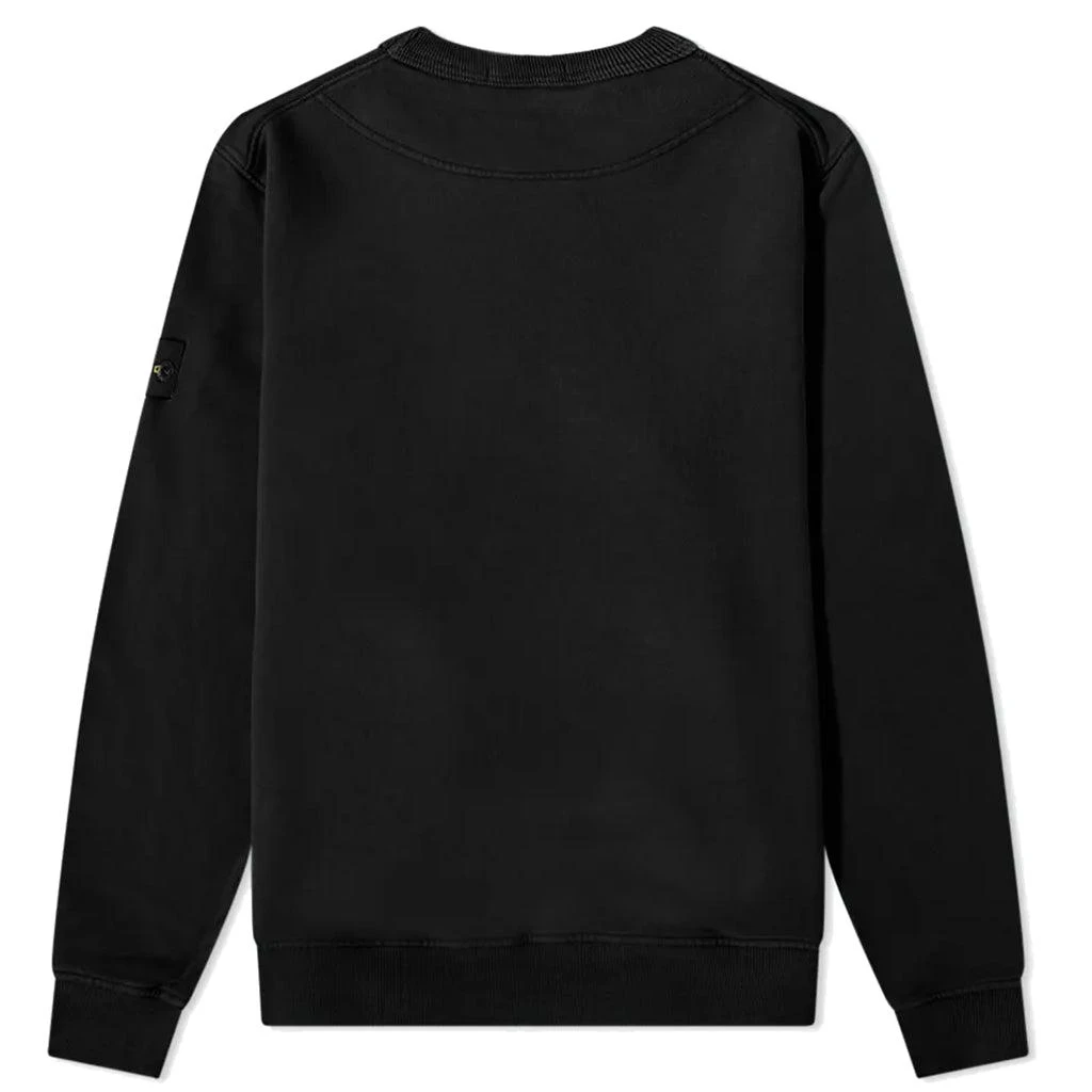 商品Stone Island|Black Crewneck Sweatshirt,价格¥1316,第3张图片详细描述