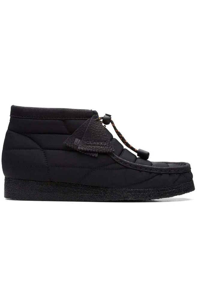 商品Clarks|(26168801) Wallabee Boots - Black Quilted,价格¥885,第1张图片