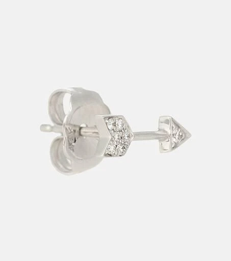 商品Maria Tash|10mm Diamond Arrow 18kt white gold single earring,价格¥3687,第2张图片详细描述