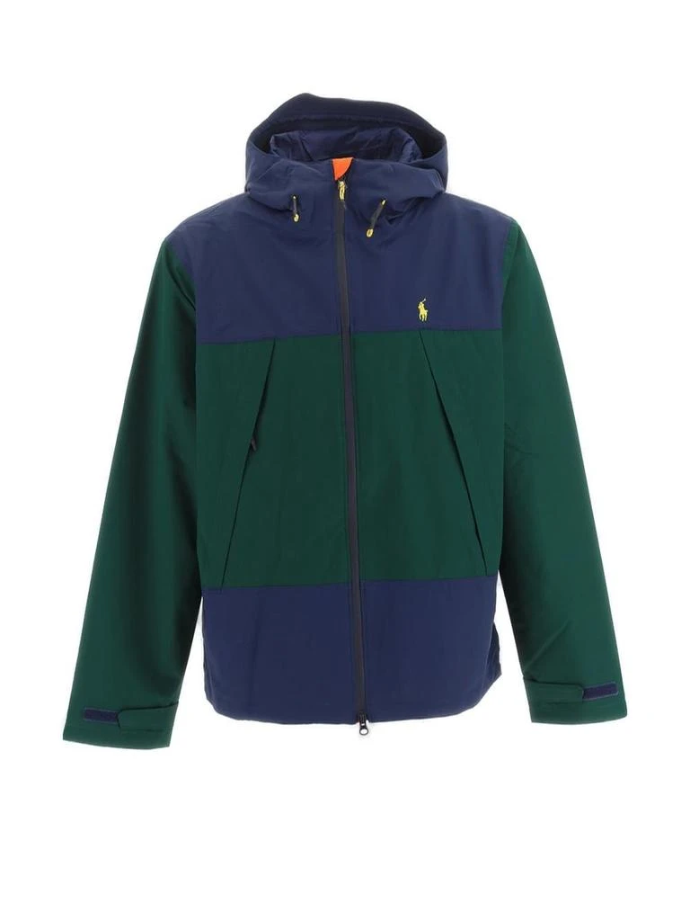 商品Ralph Lauren|Polo Ralph Lauren Logo Embroidered Hooded Bomber Jacket,价格¥1381,第1张图片