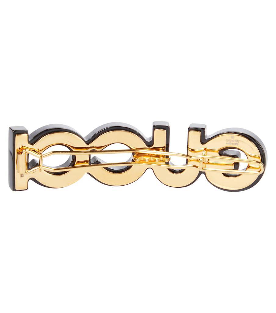 商品Gucci|Logo水晶缀饰发夹,价格¥5063,第5张图片详细描述