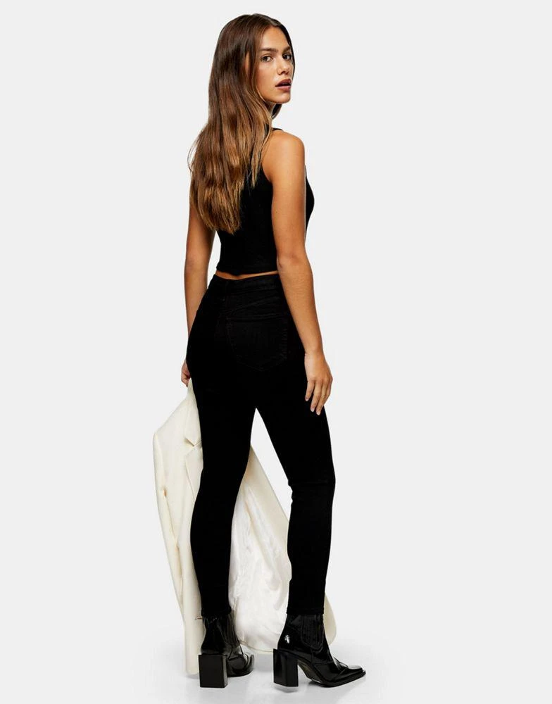 商品Topshop|Topshop Petite Jamie jeans in black,价格¥144,第2张图片详细描述