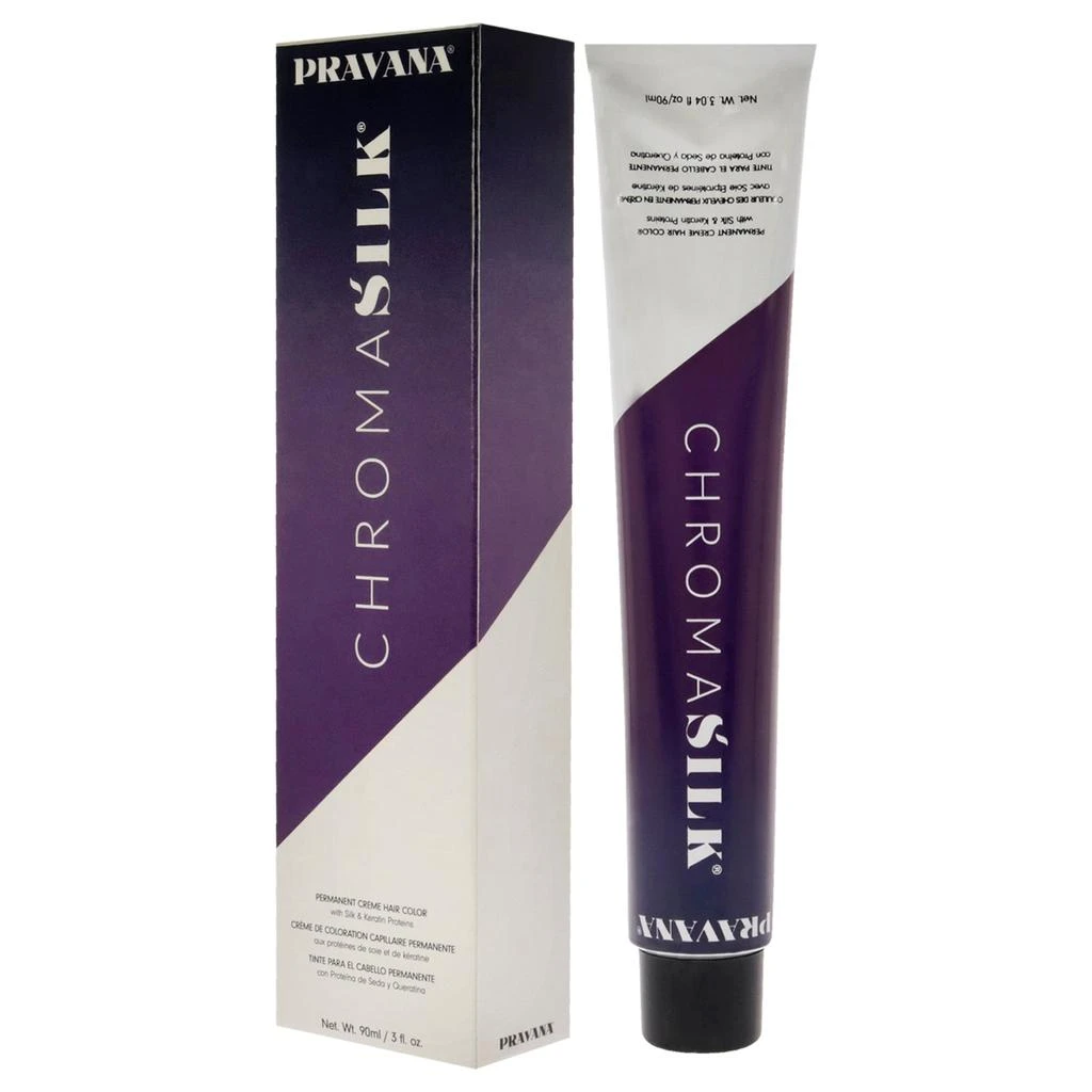 商品Pravana|ChromaSilk Creme Hair Color - 6NTA-6NT1 Dark Neutral Ash Blonde by Pravana for Unisex - 3 oz Hair Color,价格¥134,第1张图片