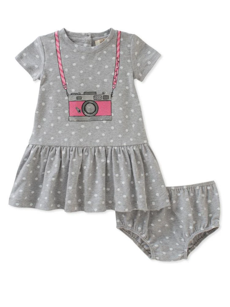 商品Kate Spade|Baby Girl's Two-Piece Camera Dress and Bloomers Set,价格¥76,第2张图片详细描述