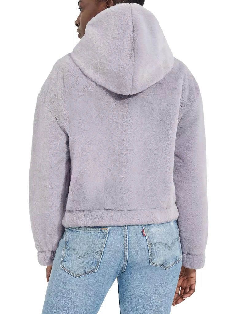 商品UGG|Mandy Faux Fur Zip-Front Hoodie,价格¥1485,第3张图片详细描述