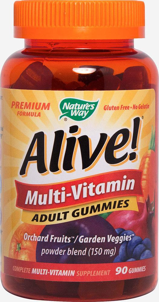 商品Nature's Way|Alive!® Adult Multi Vitamin Gummies 90 Gummies,价格¥113,第1张图片