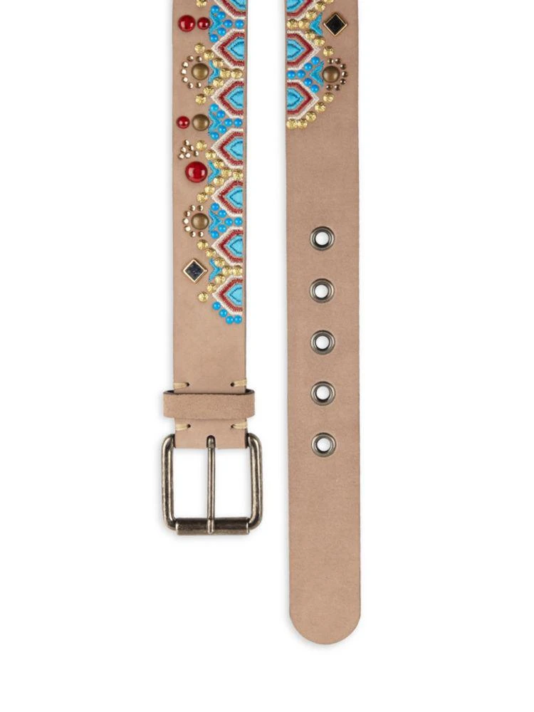 商品Giuseppe Zanotti|Western Style Leather Belt,价格¥1516,第2张图片详细描述