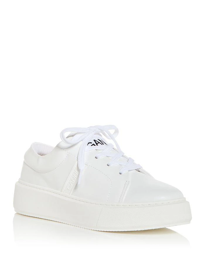 商品Ganni|Women's Sporty Mix Low Top Sneakers ,价格¥963,第1张图片