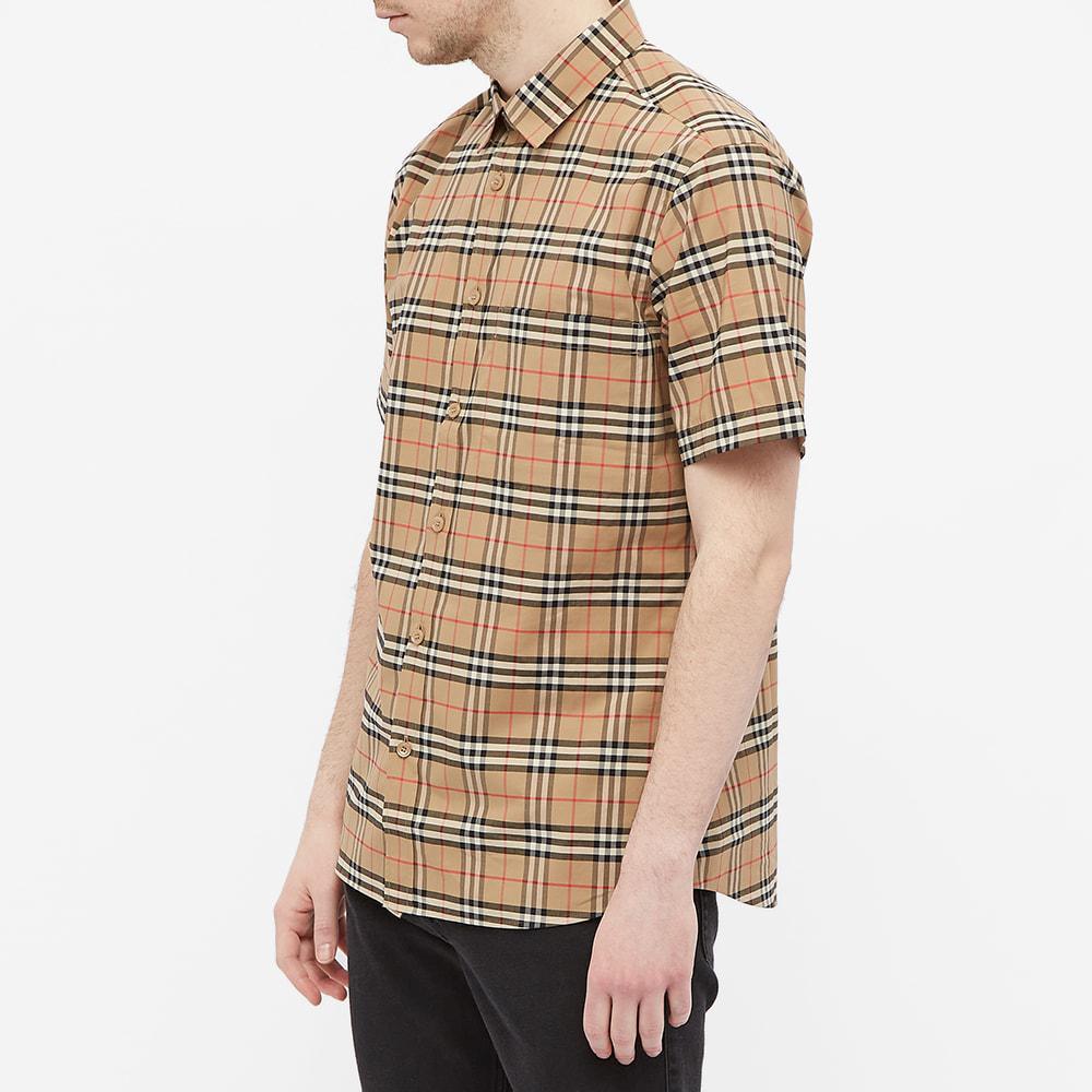 商品Burberry|Burberry Short Sleeve Simpson Check Shirt,价格¥2868,第6张图片详细描述