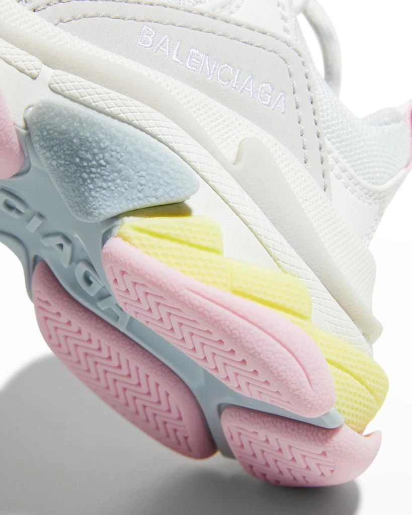 商品Balenciaga|Girl's Triple S Pastel Sneakers, Baby/Toddlers/Kids,价格¥4560,第5张图片详细描述