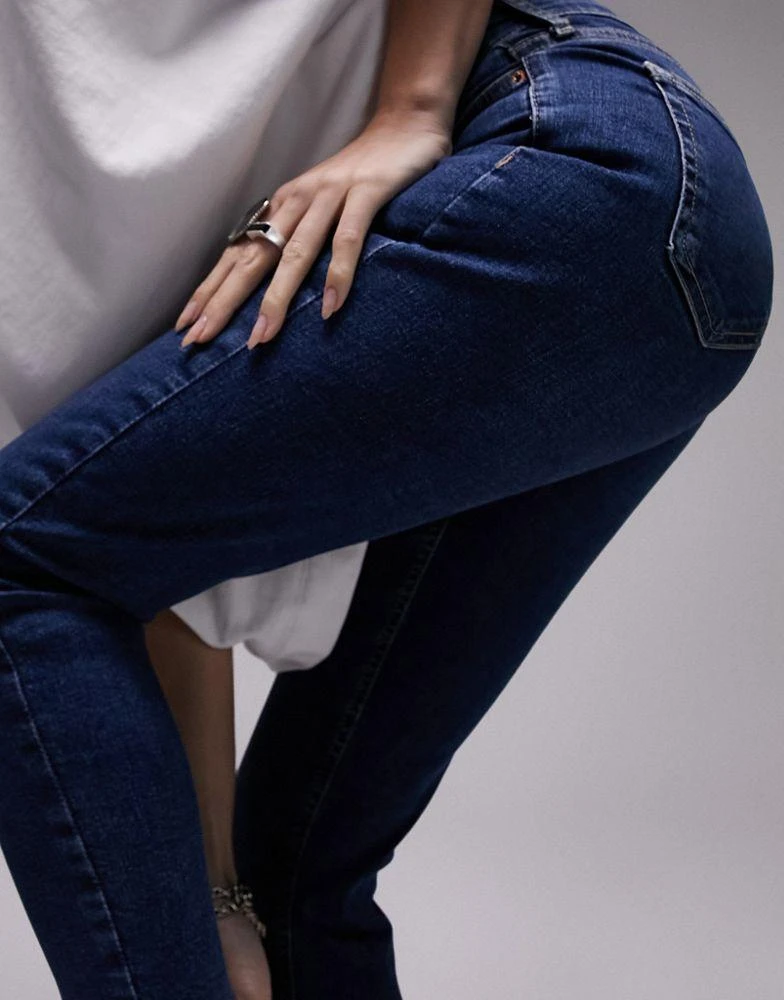 商品Topshop|Topshop Jamie jeans in rich blue,价格¥403,第2张图片详细描述